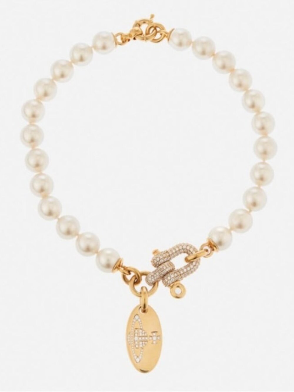 Vivienne Westwood Women's Isoria Pearl Necklace - Gold/White